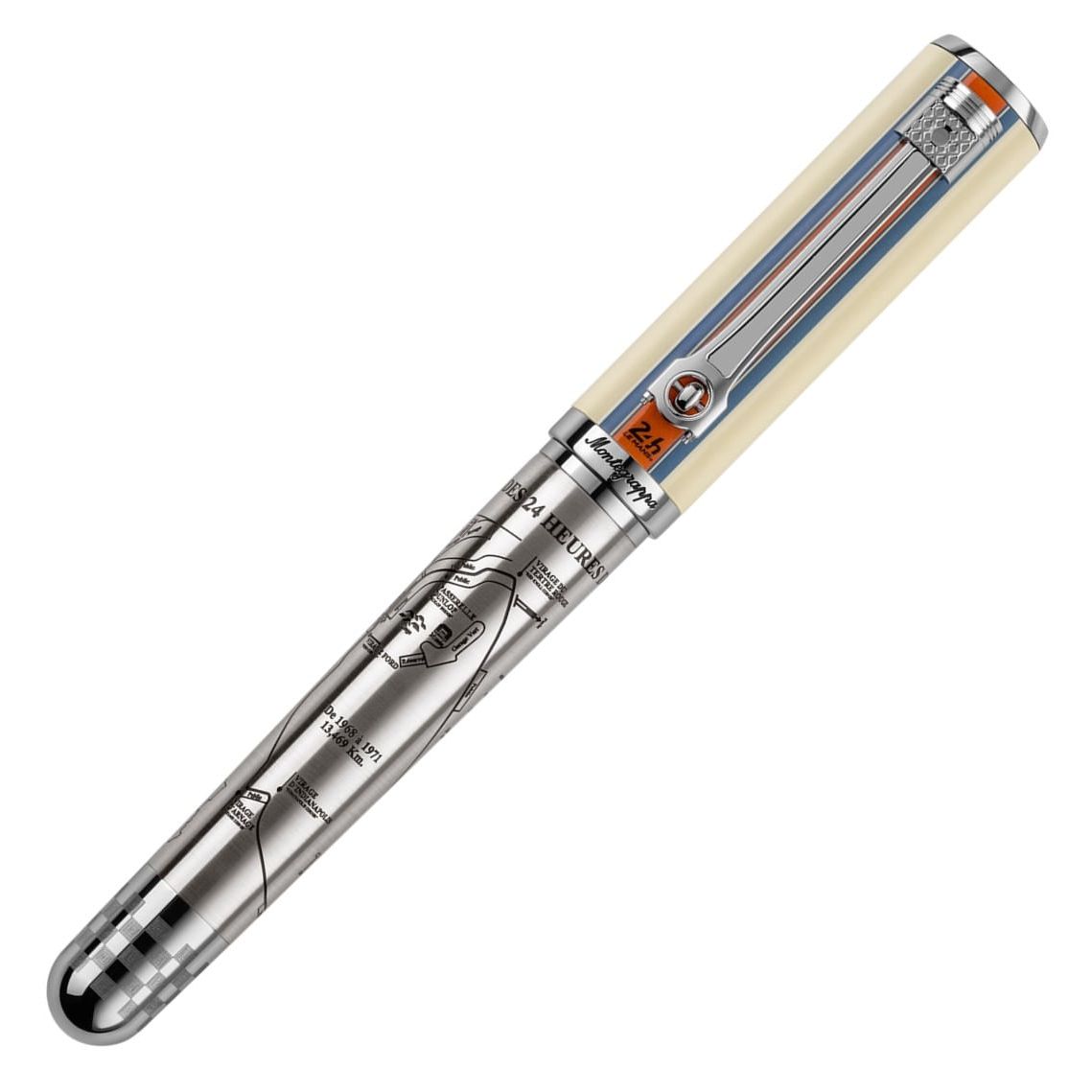 Caneta Montegrappa Zero Yellow Gold Plated & Black Esferográfica