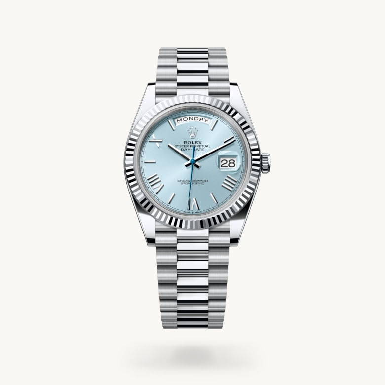 Rolex Day-Date em Platina, M228236-0012 | Dryzun Joias