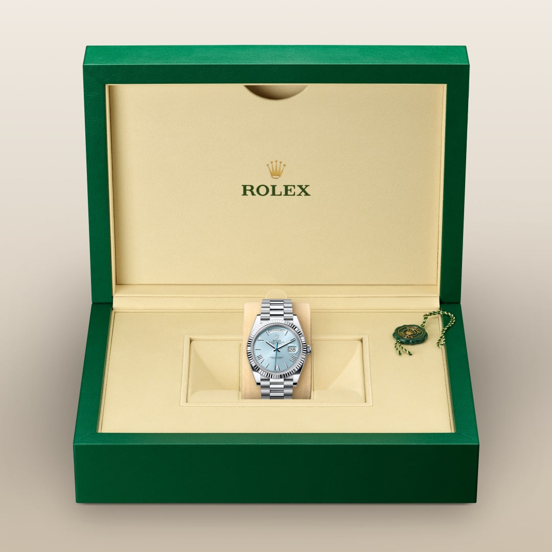 Rolex Day-Date em Platina, M228236-0012 | Dryzun Joias