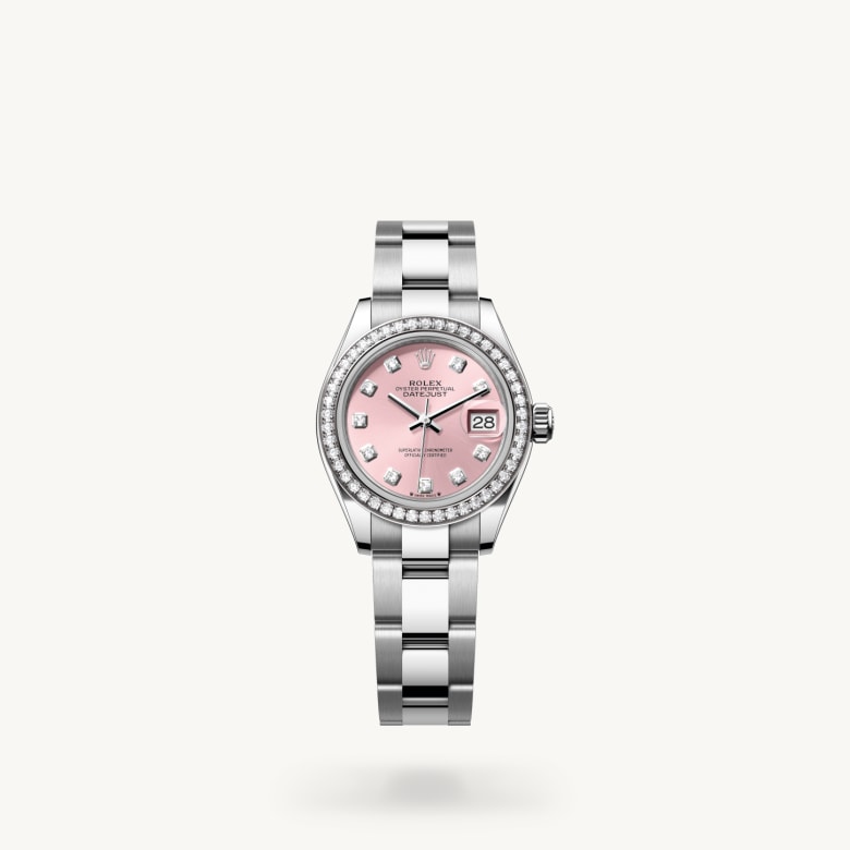 アールクラス37 W2M Rolex Lady-Datejust em aço Oystersteel, Aço Oystersteel e ouro