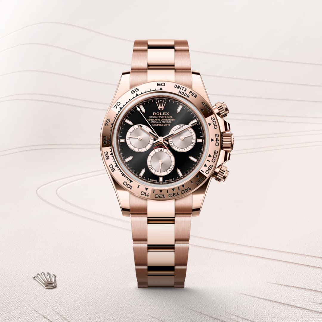 Rolex Cosmograph Daytona em ouro everose, m126505-0001 | Dryzun Joias