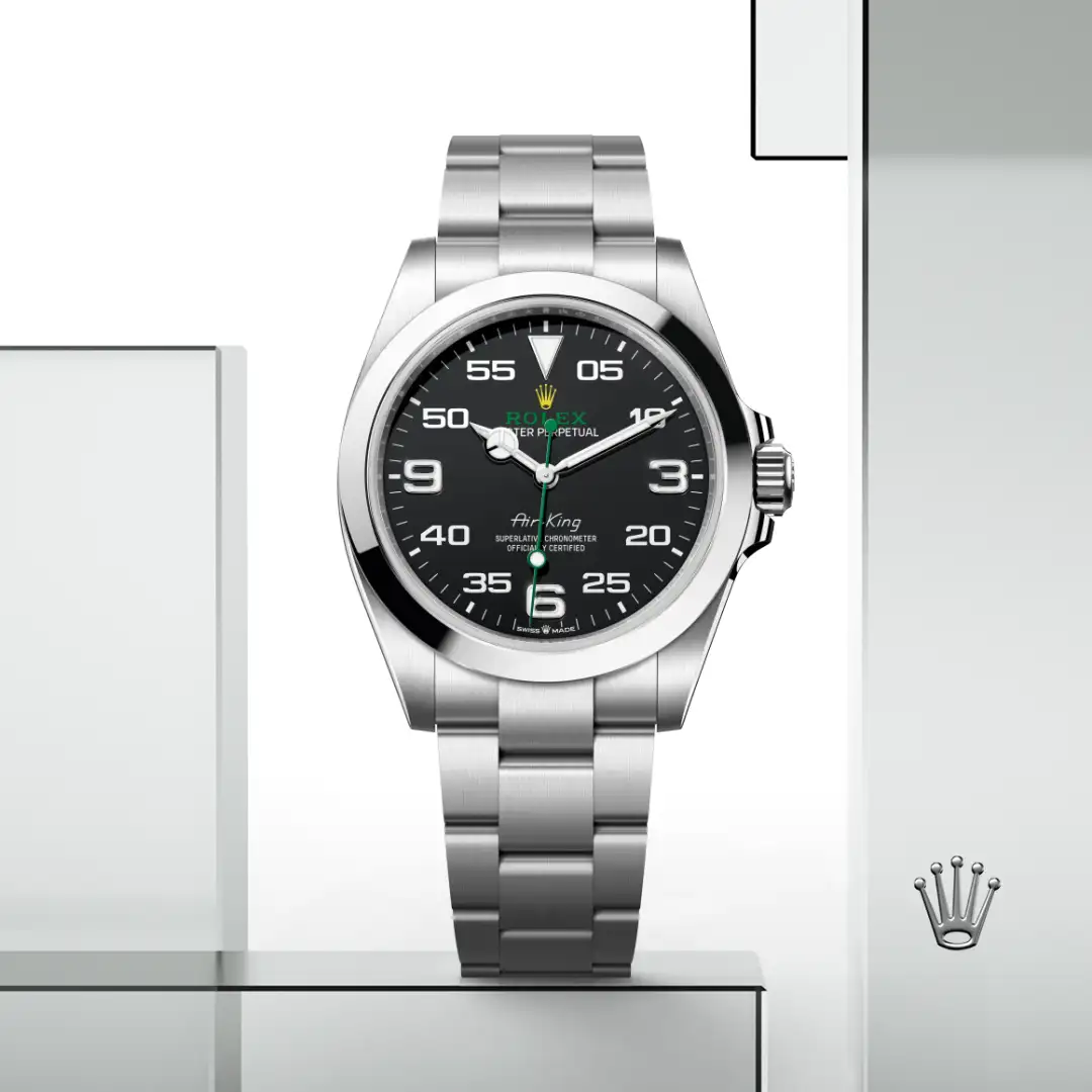 Rolex Air-King aço, M126900-0001 | Dryzun Joias