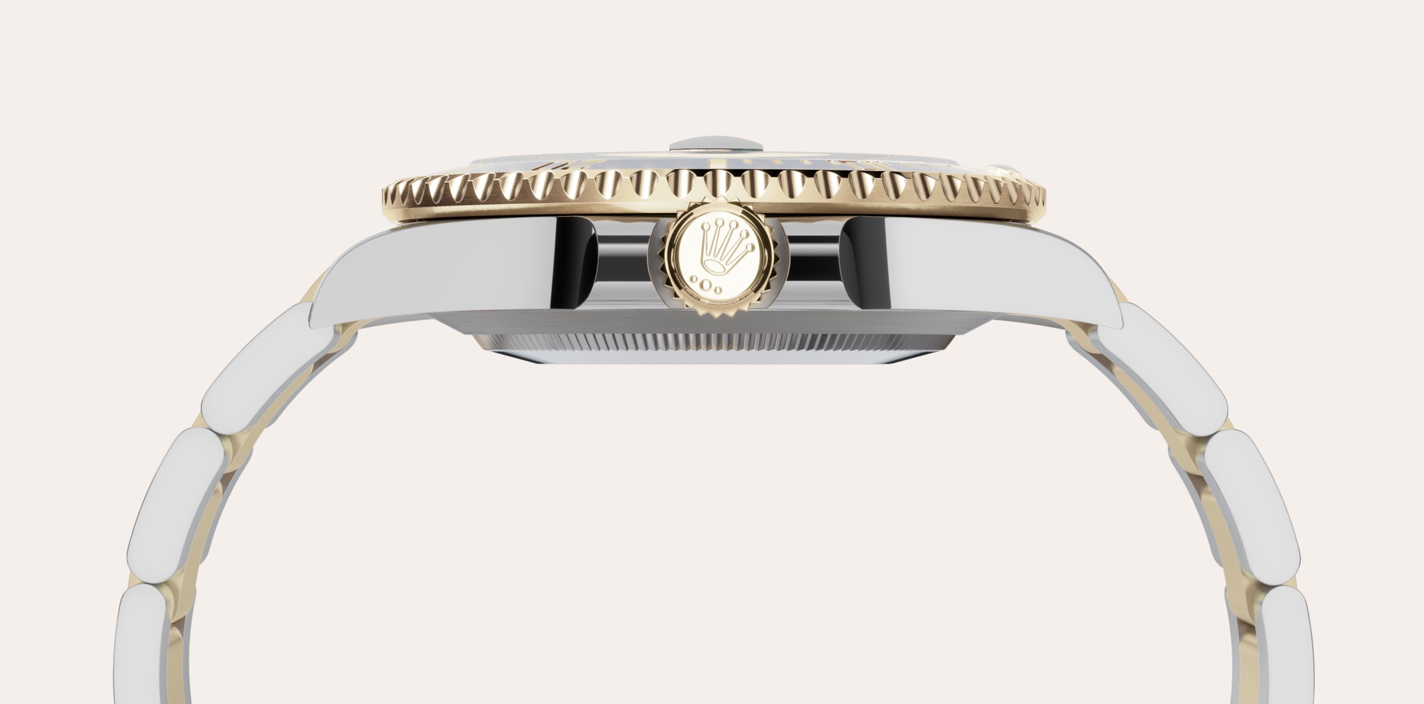 Rolex Submariner em aço e ouro, M126613LB-0002 | Dryzun Joias