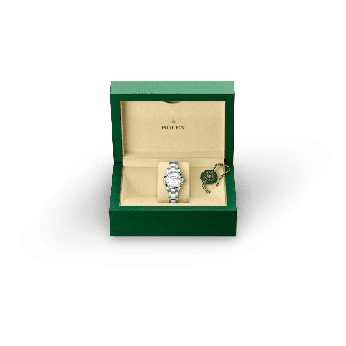 Rolex Lady-Datejust em aço Oystersteel, Aço Oystersteel e ouro