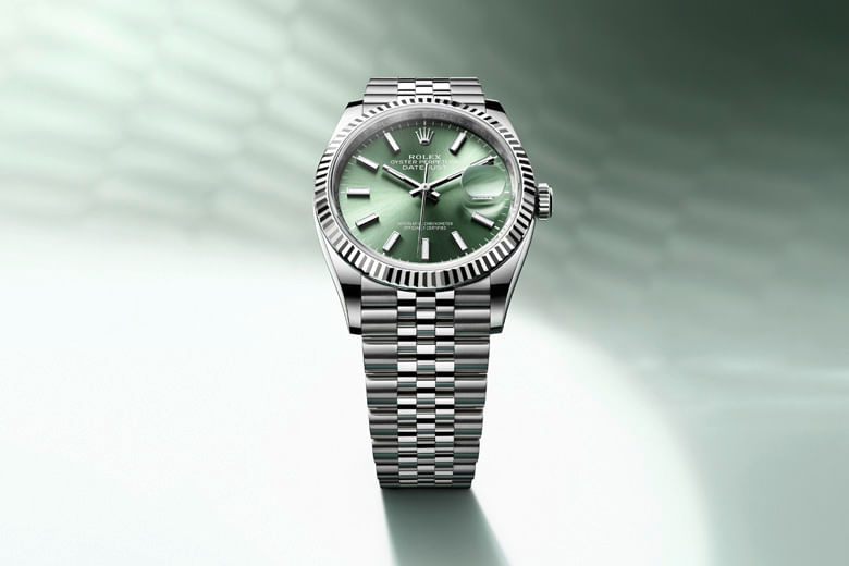 Rolex Datejust em aço Oystersteel, Aço Oystersteel e ouro, M126234