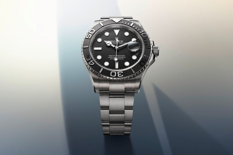Rolex Yacht-Master em Platina, aço Oystersteel, M126622-0001